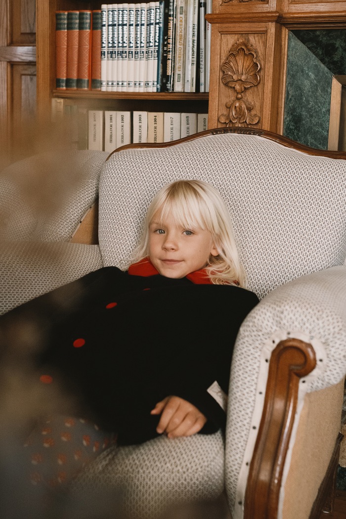 Tinycottons Płaszcz dziecięcy wełniany WOOL COAT AW26.026