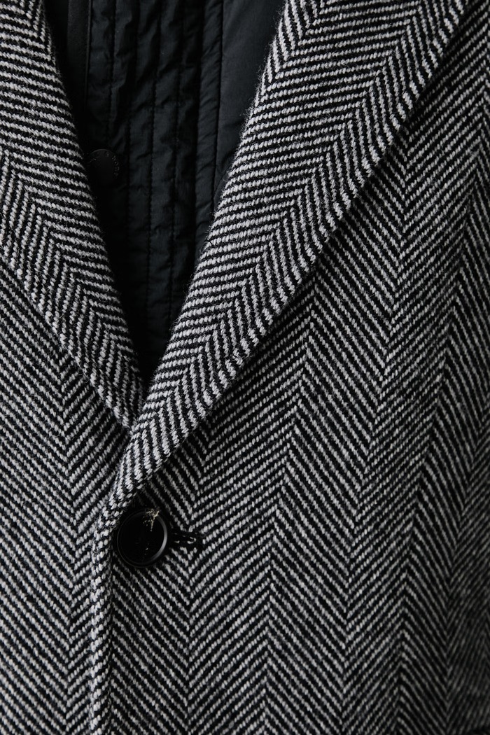 rag & bone Płaszcz męski z wełną Stockton RV6O26F0MWO