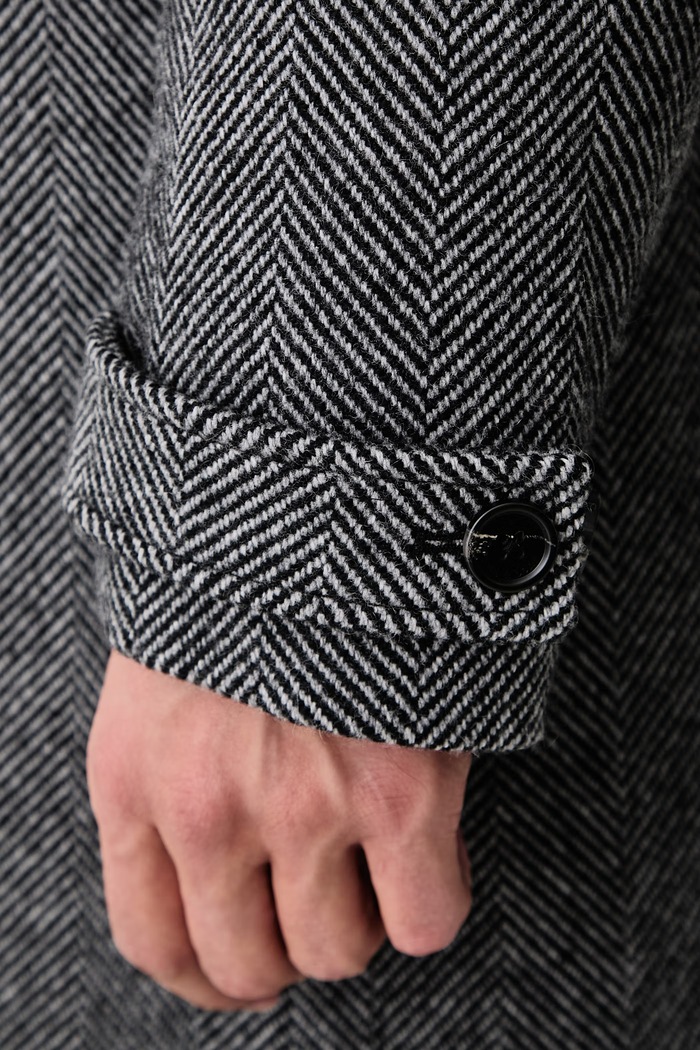 rag & bone Płaszcz męski z wełną Stockton RV6O26F0MWO