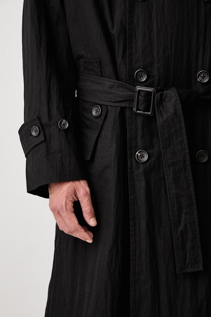 Yohji Yamamoto TRENCH μακιντός με βαμβάκι ανδρικός KN3646