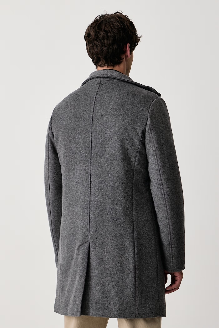 Odzież Guess Płaszcz męski z dodatkiem wełny M6BL31.W4143 szary