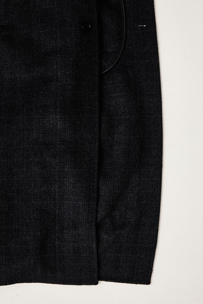 Maison Kitsuné Płaszcz z wełną męski MRMWQ00WW9138
