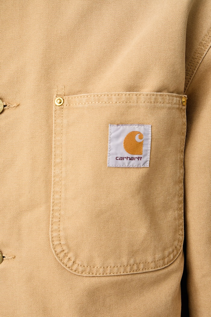 OG Chore Coat krótka kurtka bawełniana męska Carhartt WIP beżowy I035613