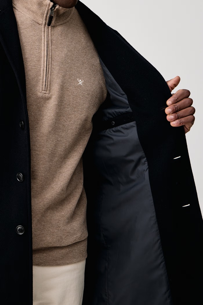 Barbour Płaszcz męski z wełną MWO0317