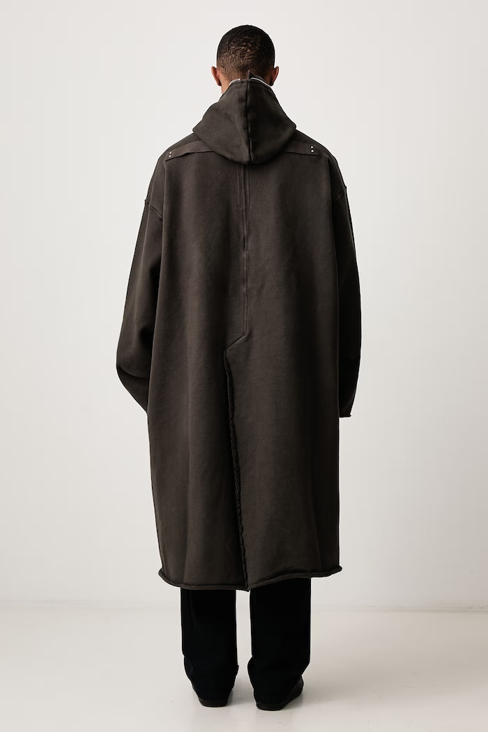 Îmbrăcăminte Rick Owens DRKSHDW Gimp palton din bumbac cu elastan pentru bărbați DU02F6968.HFP maro