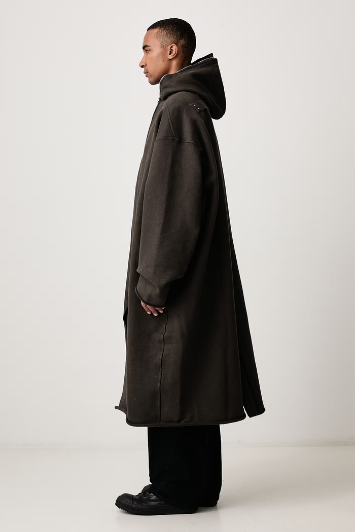Gimp palton din bumbac cu elastan pentru bărbați Rick Owens DRKSHDW DU02F6968.HFP maro