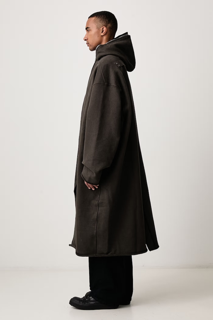 Gimp palton din bumbac cu elastan pentru bărbați Rick Owens DRKSHDW DU02F6968.HFP maro