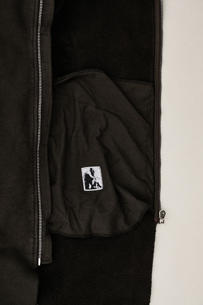 Rick Owens DRKSHDW Gimp palton din bumbac cu elastan pentru bărbați DU02F6968.HFP