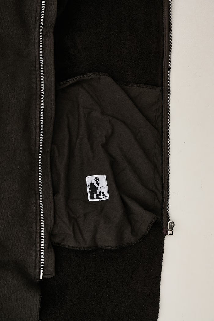 Rick Owens DRKSHDW Gimp palton din bumbac cu elastan pentru bărbați DU02F6968.HFP