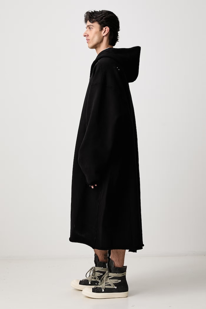 Gimp palton din bumbac cu elastan pentru bărbați Rick Owens DRKSHDW DU02F6968.HFP negru