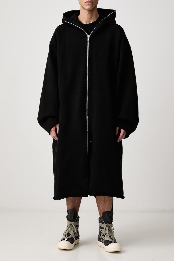 Gimp palton din bumbac cu elastan pentru bărbați Rick Owens DRKSHDW negru DU02F6968.HFP