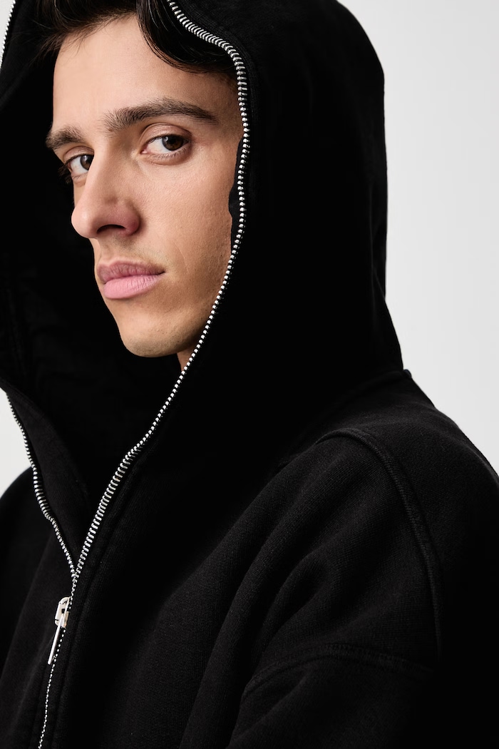 Rick Owens DRKSHDW Gimp palton din bumbac cu elastan pentru bărbați DU02F6968.HFP