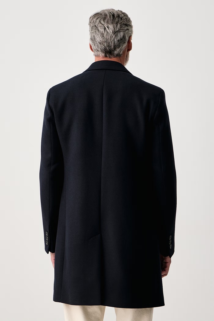 Oblečení BOSS Kabát pánský s vlnou H-Hyde-E-264 50571812 námořnická modř