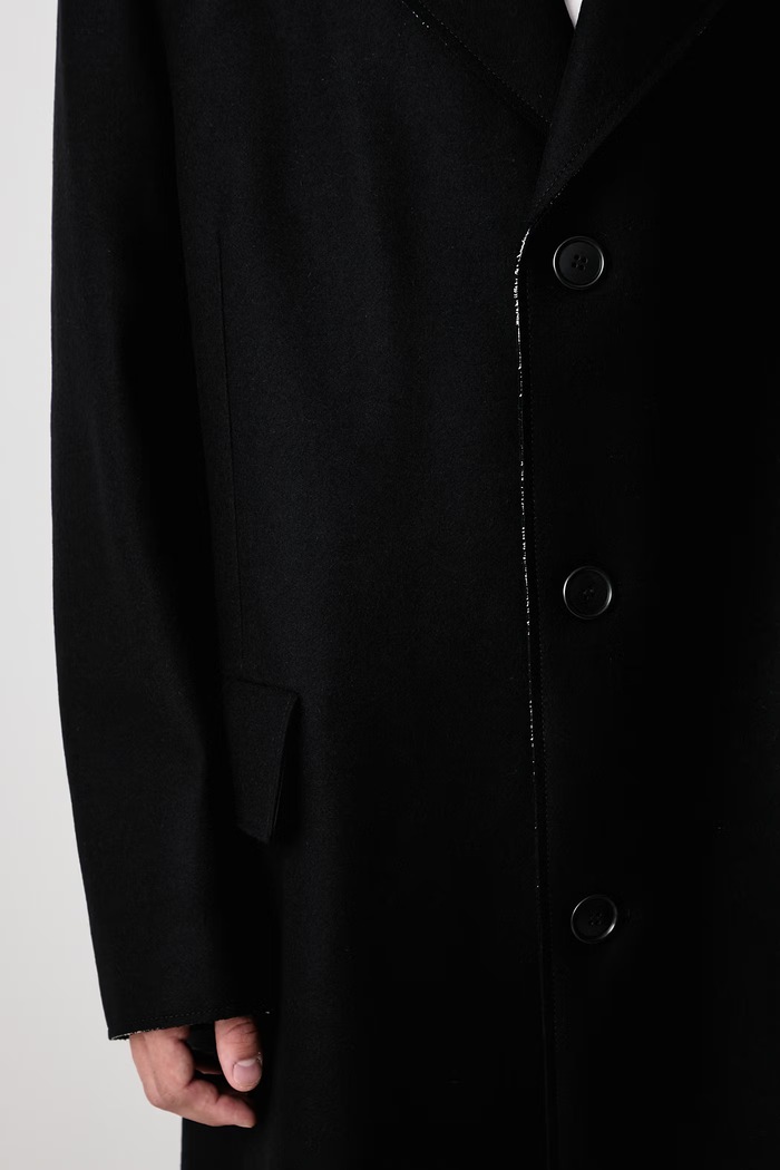 MM6 Maison Margiela Płaszcz z wełną męski SH0AA0027.S52207