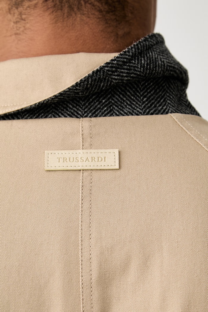 Trussardi płaszcz dwustronny męski wełniany 0009M000013N