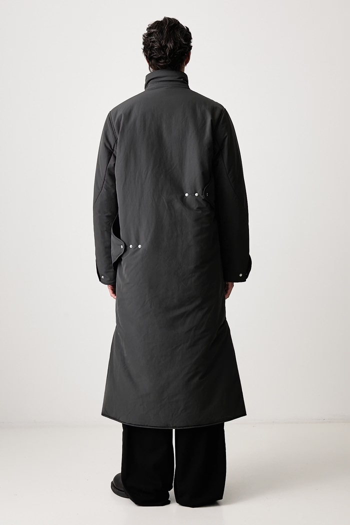 Odzież HELIOT EMIL Płaszcz męski AW26PRE.M.01.015 czarny