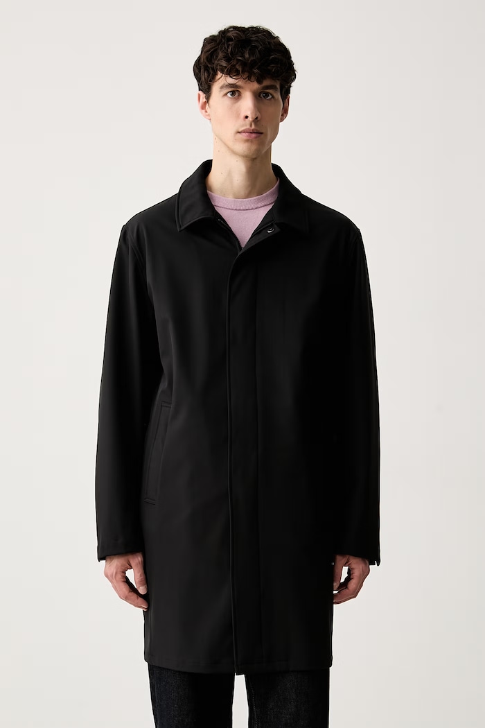 Karl Lagerfeld płaszcz męski czarny 561580.455085