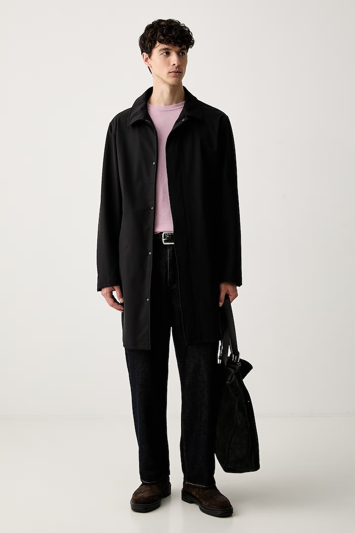 Karl Lagerfeld płaszcz męski 561580.455085 czarny AW26