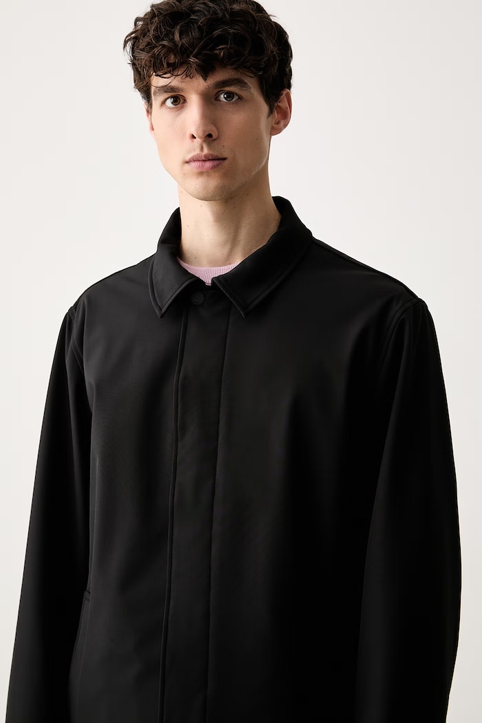Karl Lagerfeld płaszcz męski czarny 561580.455085