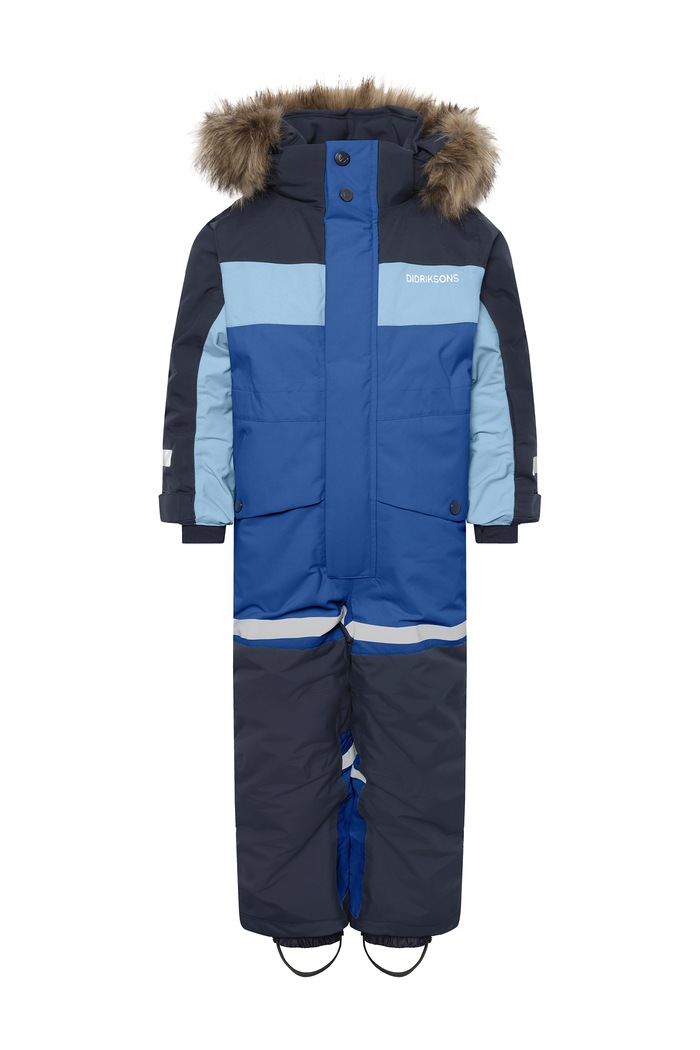 Didriksons Lyžařský overal dětský BJÄRVEN KDS COVER 5 506308 modrá AW26