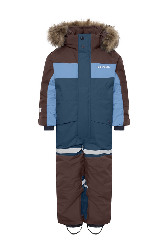 Didriksons Lyžařský overal dětský BJÄRVEN KDS COVER 5 506308 modrá AW26
