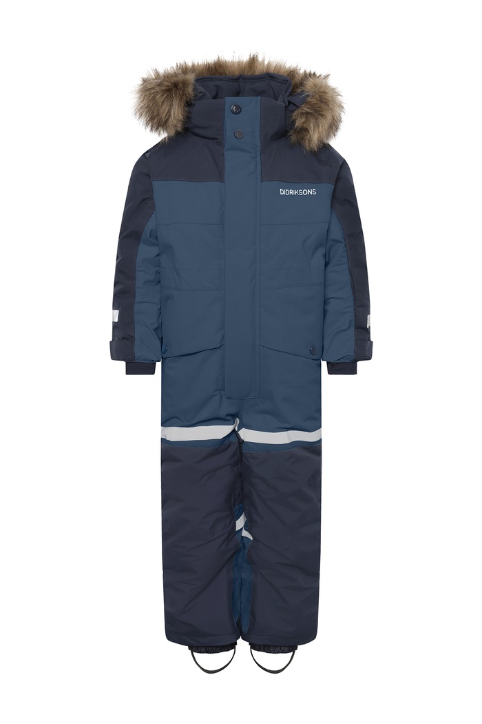 Didriksons Lyžařský overal dětský BJÄRVEN KDS COVER 5 506308 námořnická modř AW26