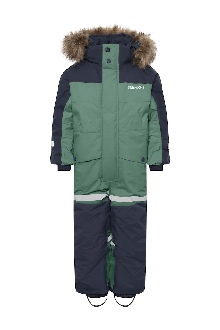 Didriksons Lyžařský overal dětský BJÄRVEN KDS COVER 5 506308 zelená AW26