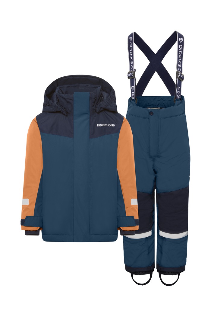 Didriksons Kombinezon narciarski dziecięcy SKARE MULTI K SET 506515 niebieski AW26
