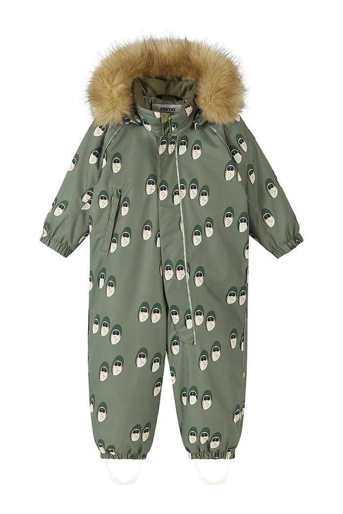 Reima Kombinezon dziecięcy Lappi 5100129C.9BY2 zielony AW26