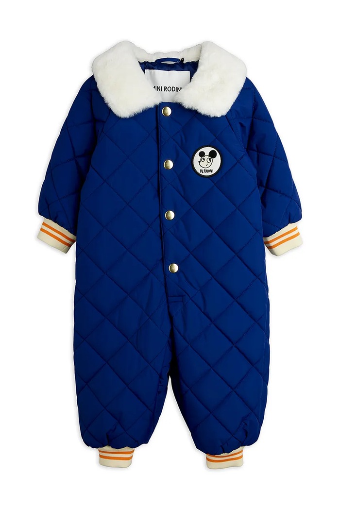 Mini Rodini kombinezon niemowlęcy 26710114 niebieski AW26