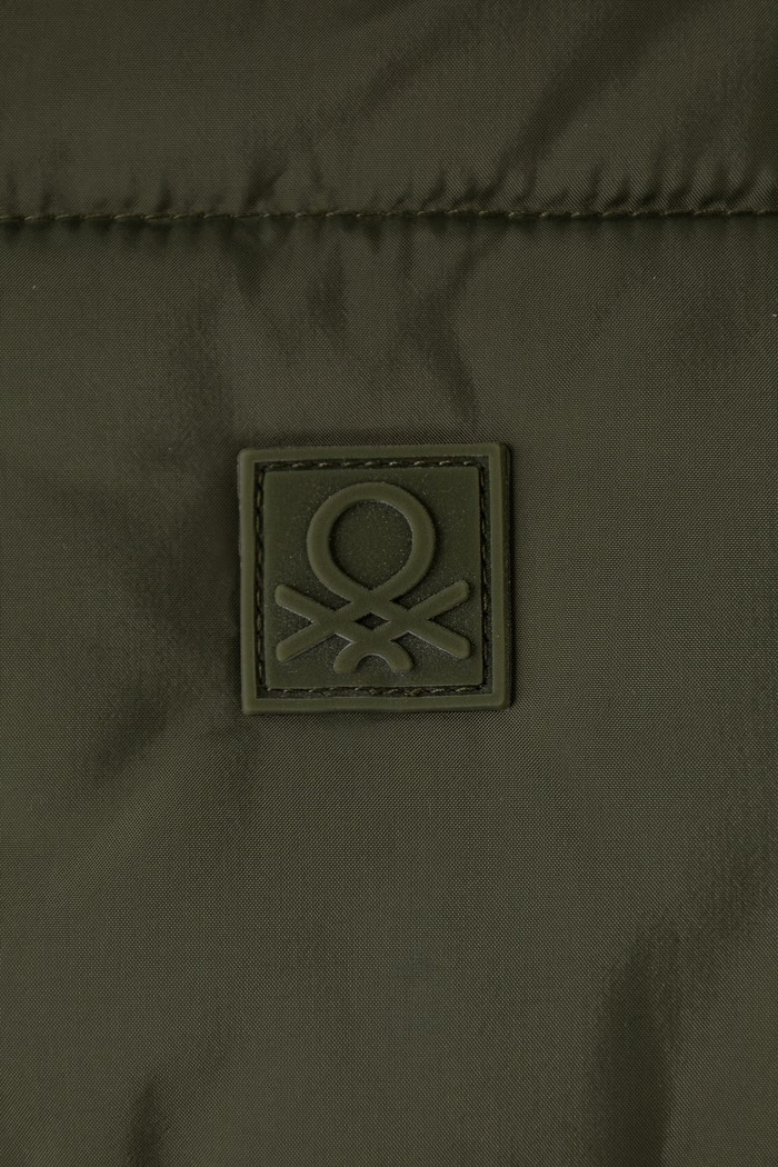 Dječaci United Colors of Benetton Kratka jakna za djecu 2KL9GN04P.P.Seasonal zelena
