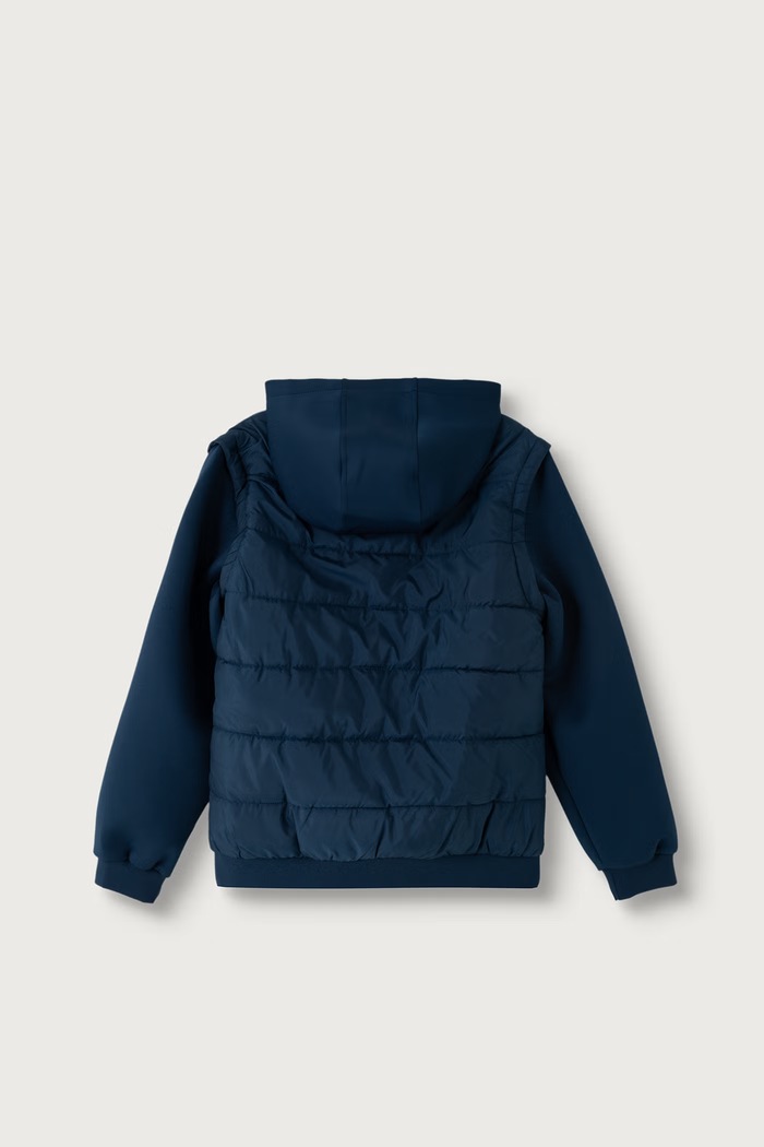 United Colors of Benetton Kurtka dziecięca 2KL9CN07H.G.Seasonal granatowy AW26