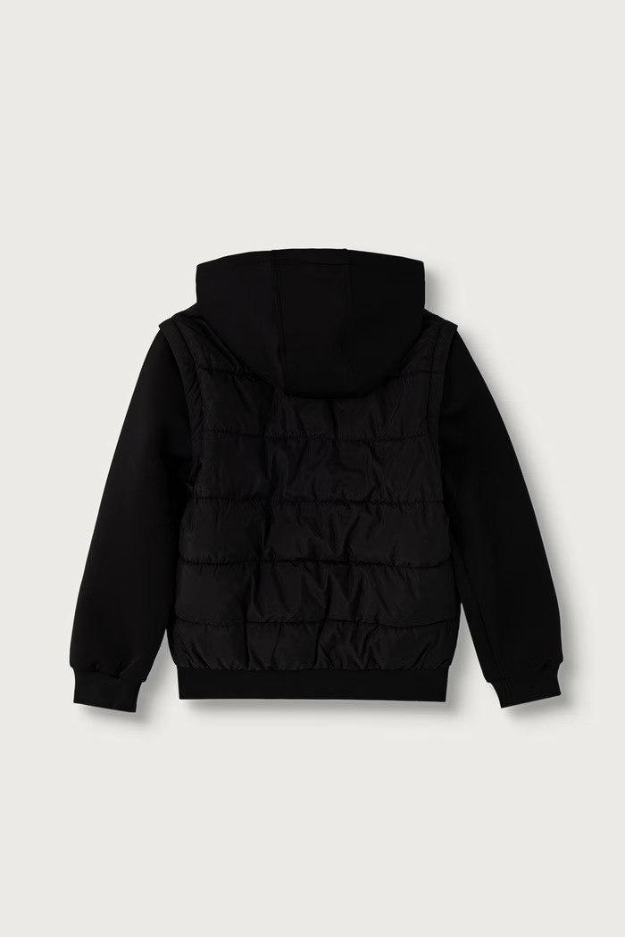United Colors of Benetton Kurtka dziecięca 2KL9CN07H.G.Seasonal czarny AW26