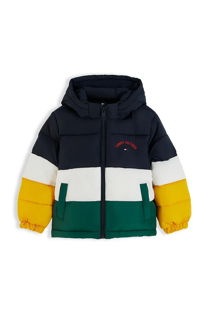Tommy Hilfiger Kurtka puchowa dziecięca KS0KS00811.B.9BY2 granatowy AW26