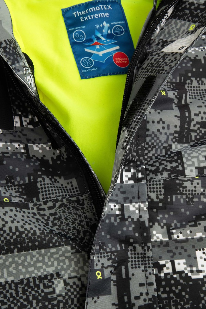 Μπουφάν σκι παιδικό Lemon Explore γκρί ZL6152103OSB