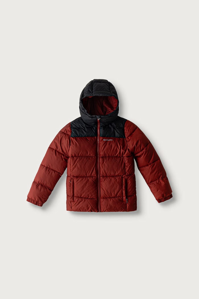 Columbia kurtka dziecięca Puffect bordowy 2096272.B