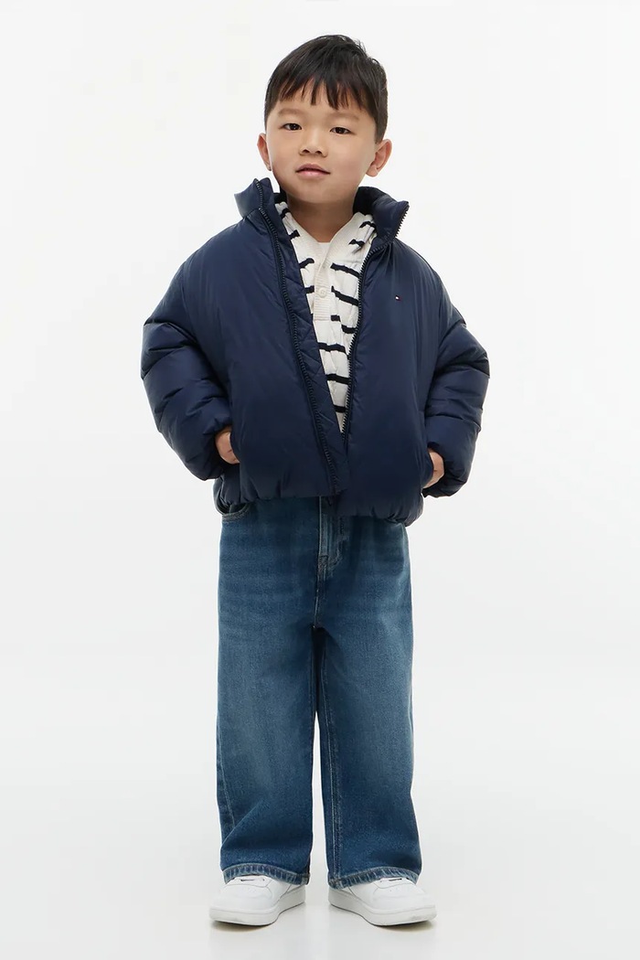 Tommy Hilfiger kurtka dziecięca KS0KS00783.74.122.9BY2 granatowy AW26