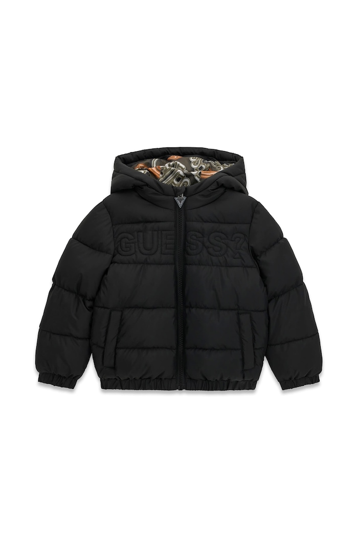 Guess Zimná bunda detská čierna N6BL08.W4118.9BY2