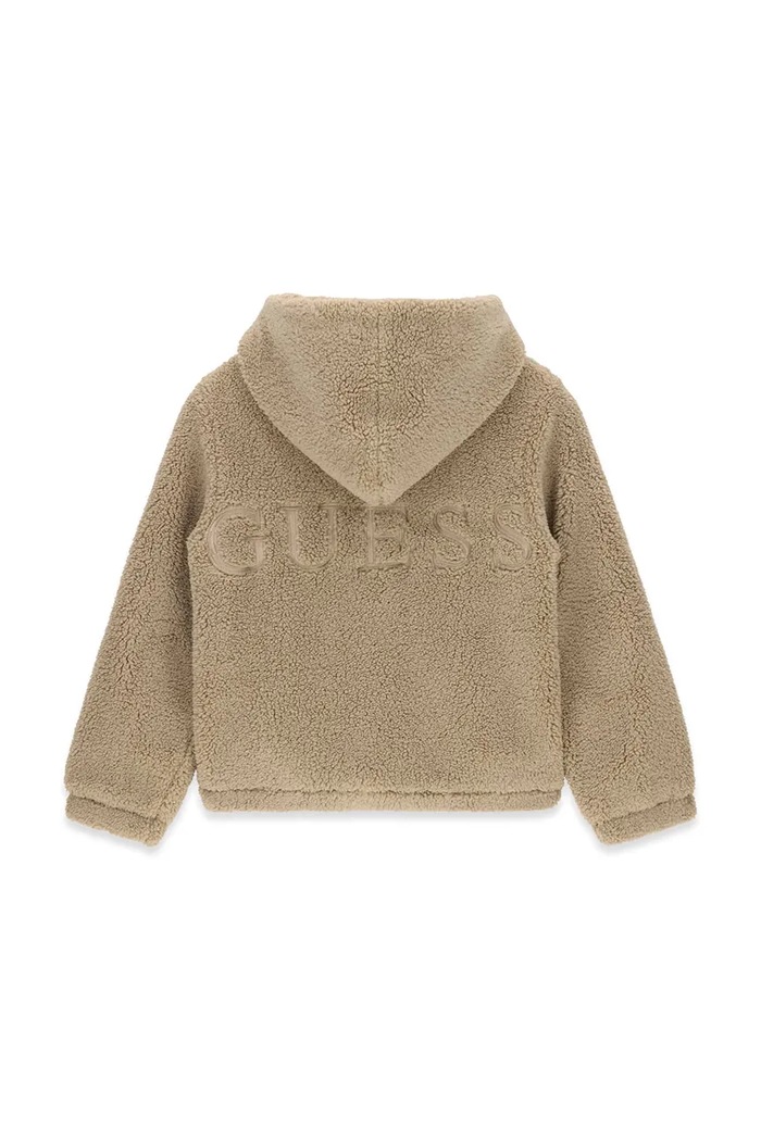 Guess Krótka kurtka dziecięca L6BL14.W4099.9BY2 beżowy AW26