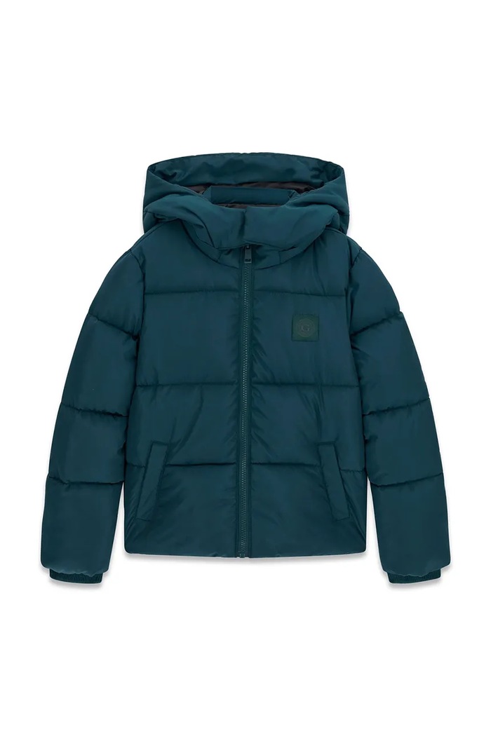 Guess Kurtka pikowana dziecięca turkusowy L6BL01.W3942.9BY2