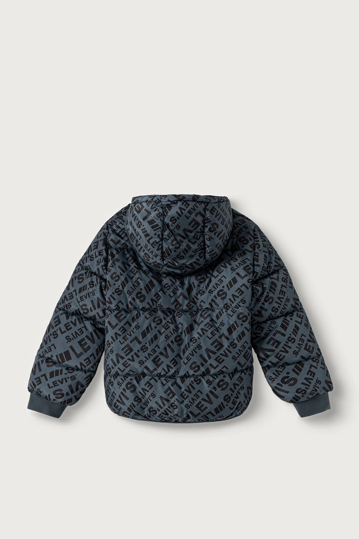 Levi's kurtka pikowana dziecięca HEAVY WEIGHT PUFFER 8ER929.C6W szary AW26