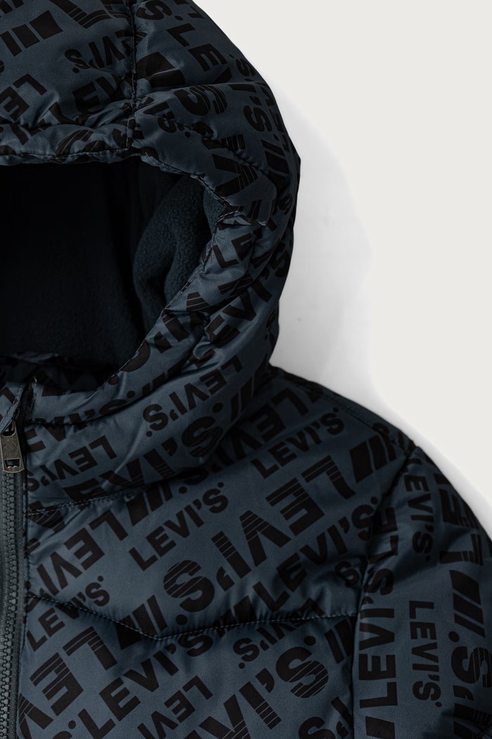 Chlapec Levi's prešívaná bunda detská HEAVY WEIGHT PUFFER 9ER929.C6W sivá