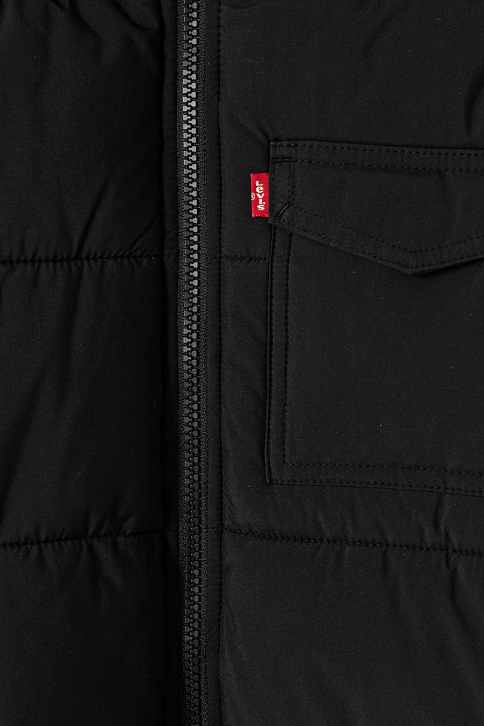 Chłopiec Levi's kurtka pikowana dziecięca MEDIUM WEIGHT PUFFER 9ER310 czarny