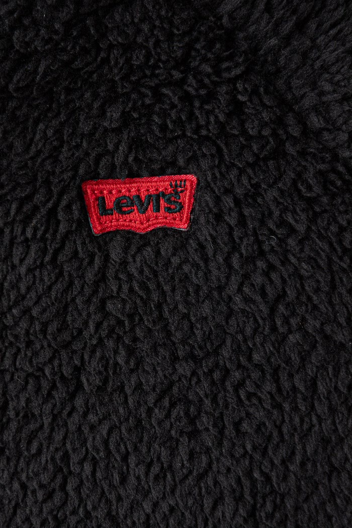 Αγορίστικα Levi's Μπλούζα με κουμπιά παιδική φλις LT WT SHERPA JACKET 9ER308 μαύρο