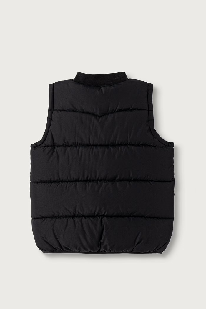 Levi's bezrękawnik dziecięcy BATWING EMB PUFFER VEST 8ER931 czarny AW26