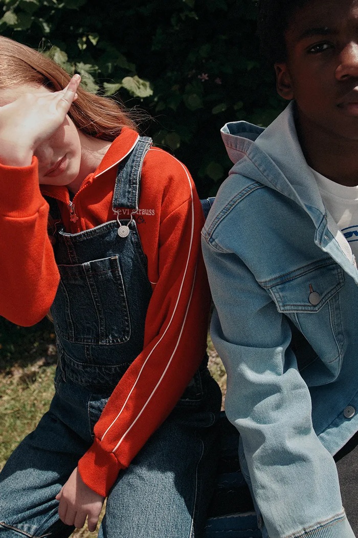 Dječaci Levi's Traper jakna za djecu s pamukom INDIGO TRUCKER 9ER731 plava