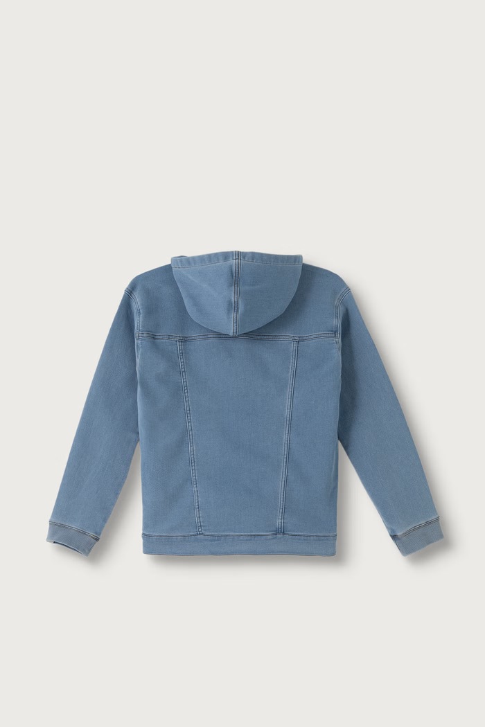 Мальчик Levi's Джинсовая куртка для детей с хлопком INDIGO TRUCKER 9ER731 голубой