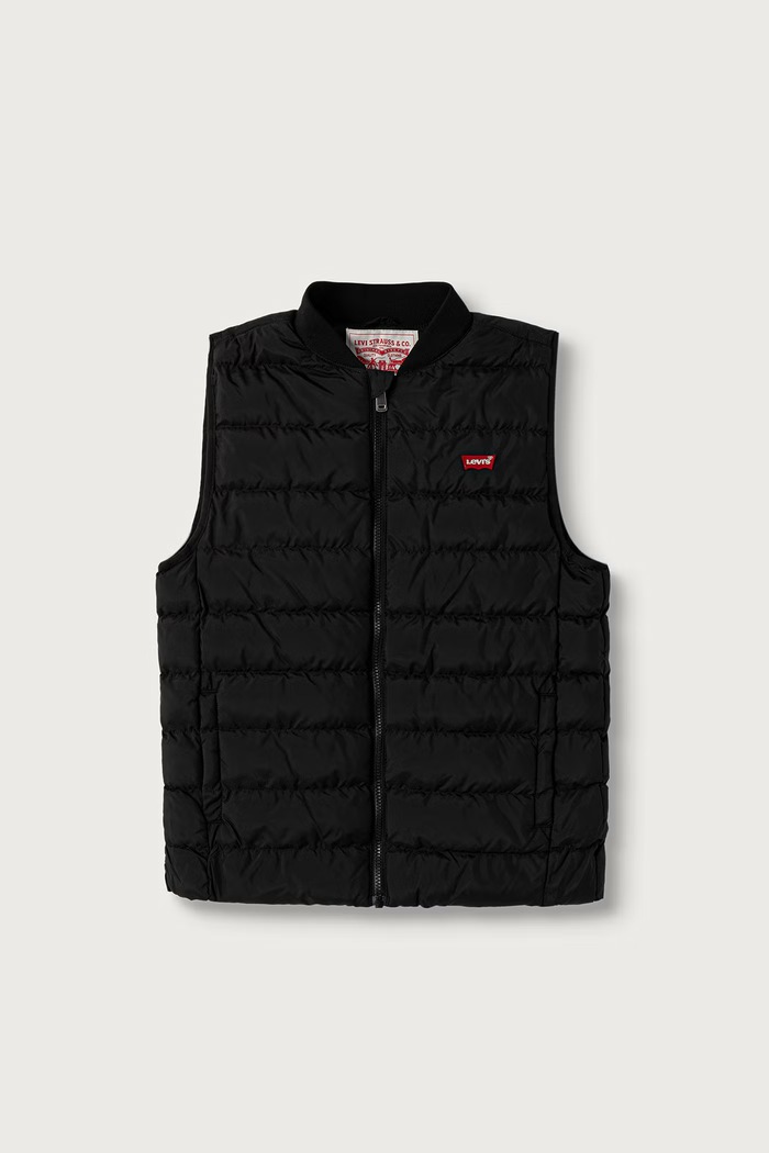 Levi's bezrękawnik dziecięcy LIGHTWEIGHT VEST czarny 9EP859
