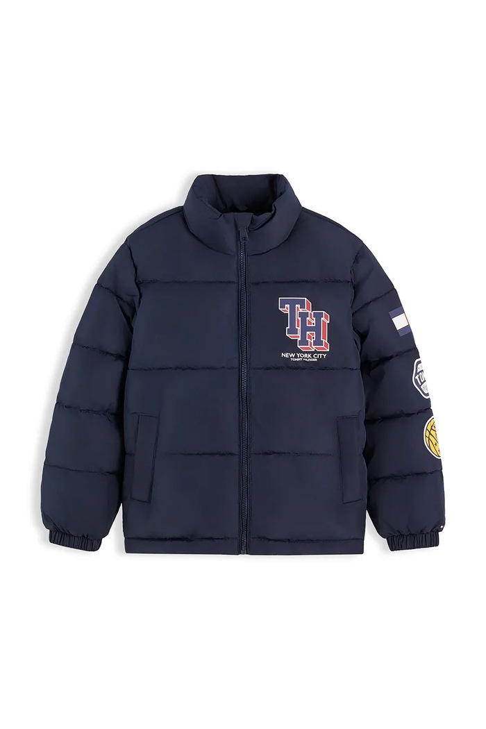 Tommy Hilfiger Kurtka puchowa dziecięca KB0KB10616.9BY2 granatowy AW26
