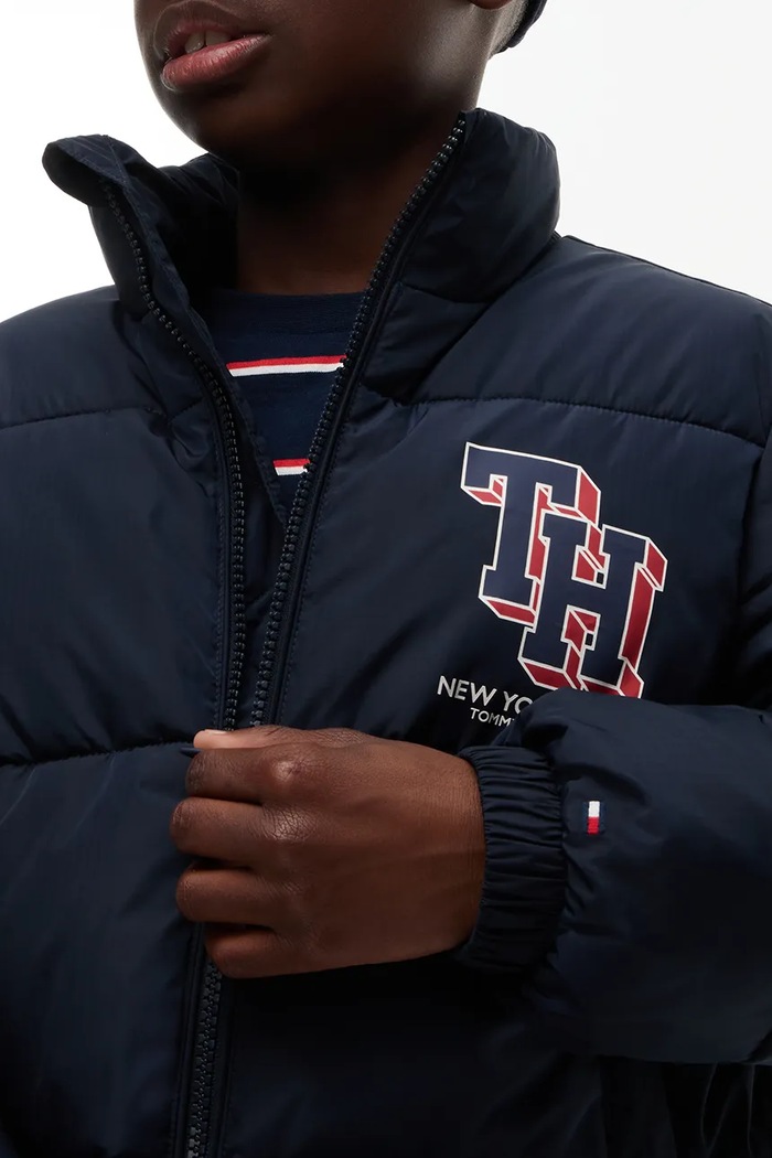 Tommy Hilfiger Kurtka puchowa dziecięca KB0KB10616.9BY2